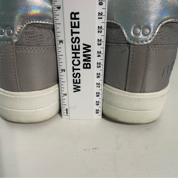 Ryka sneakers/shoes size 8 M gray with zipper front wedge style comfort footbed - Picture 5 of 10